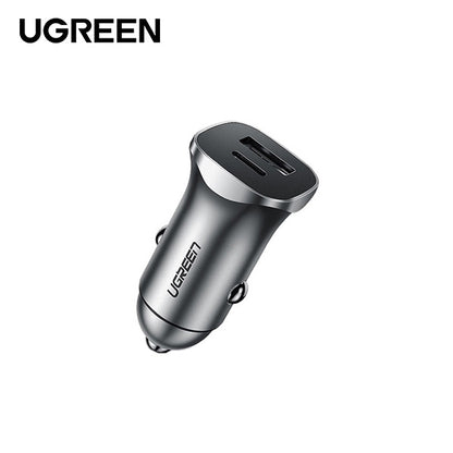 UGREEN A+C DUAL-PORT CAR CHARGER PD30W+SCP22.5W (40858)